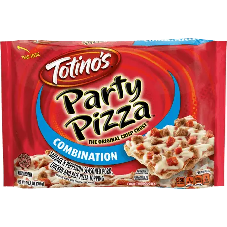 Totino's Combination Party Pizza, front of pack